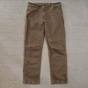 Backcountry Pants Men 34x29‎ Brown Rambler Stretch 5 Pocket Straight Relaxed Fit